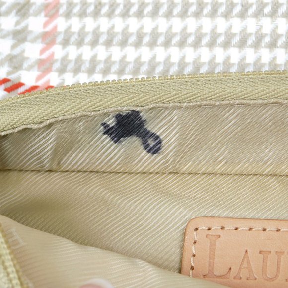 Lauren Ralph Lauren Houndstooth Cosmetic bag Pouch (12124) - Picture 8 of 8